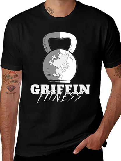 Griffin Fitness Black T-Shirt