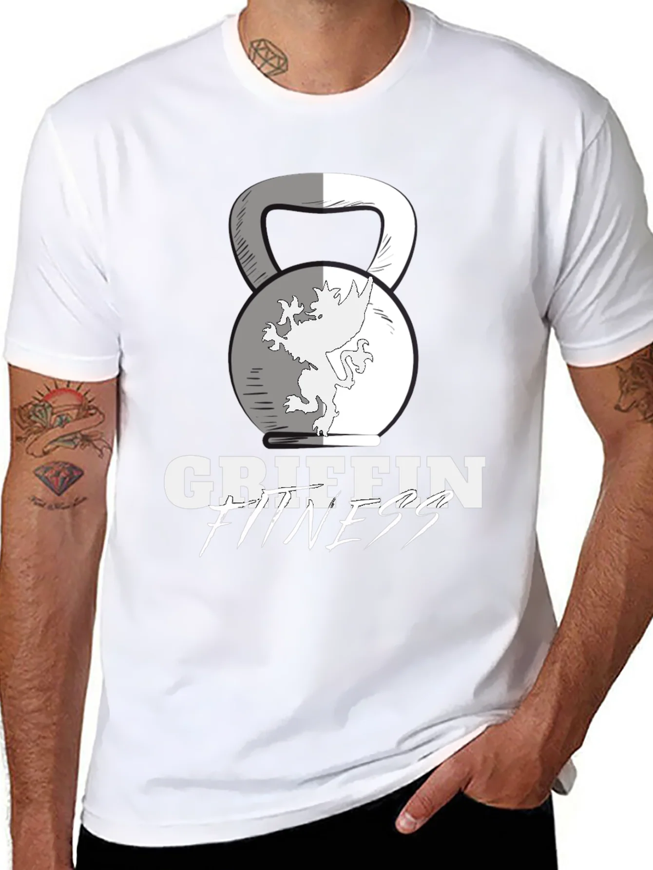 Griffin Fitness Black T-Shirt