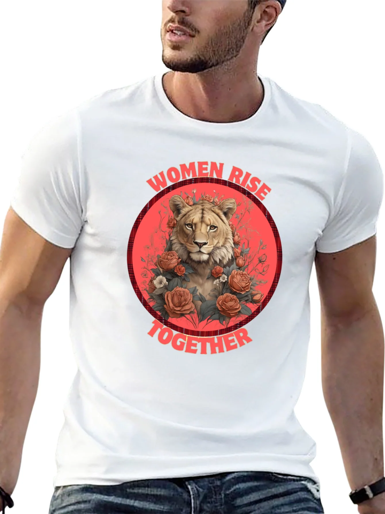 Women Rise Together Lion T-Shirt