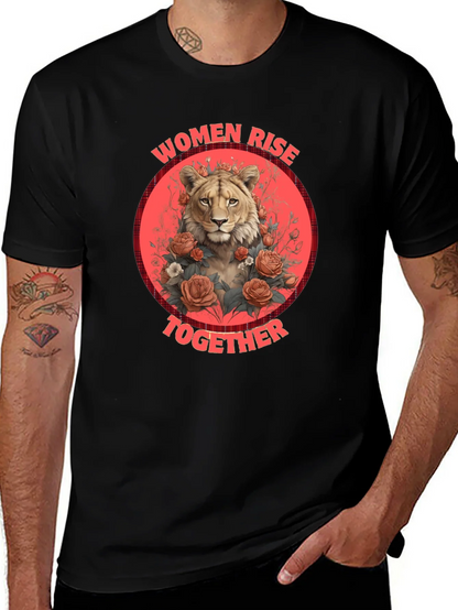 Women Rise Together Lion T-Shirt