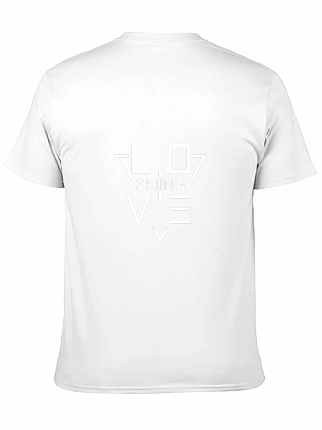 Love Skiing Black T-Shirt - Stylish Ski Apparel