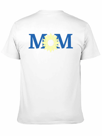 Mom Sunflower Graphic Tee - Black Unisex T-Shirt