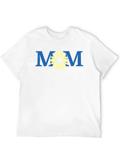 Mom Sunflower Graphic Tee - Black Unisex T-Shirt