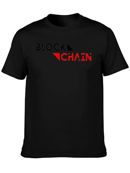 Blockchain Graphic Tee - Modern Crypto T-Shirt