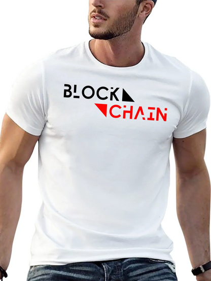 Blockchain Graphic Tee - Modern Crypto T-Shirt