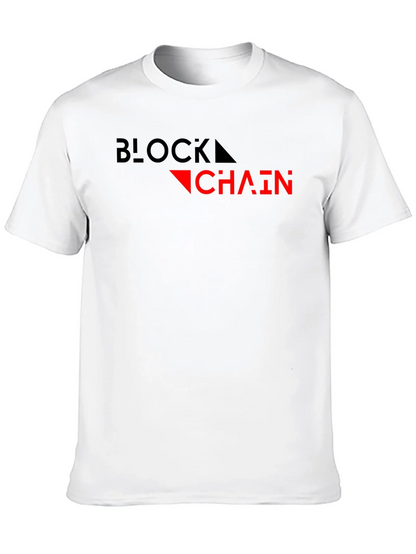Blockchain Graphic Tee - Modern Crypto T-Shirt