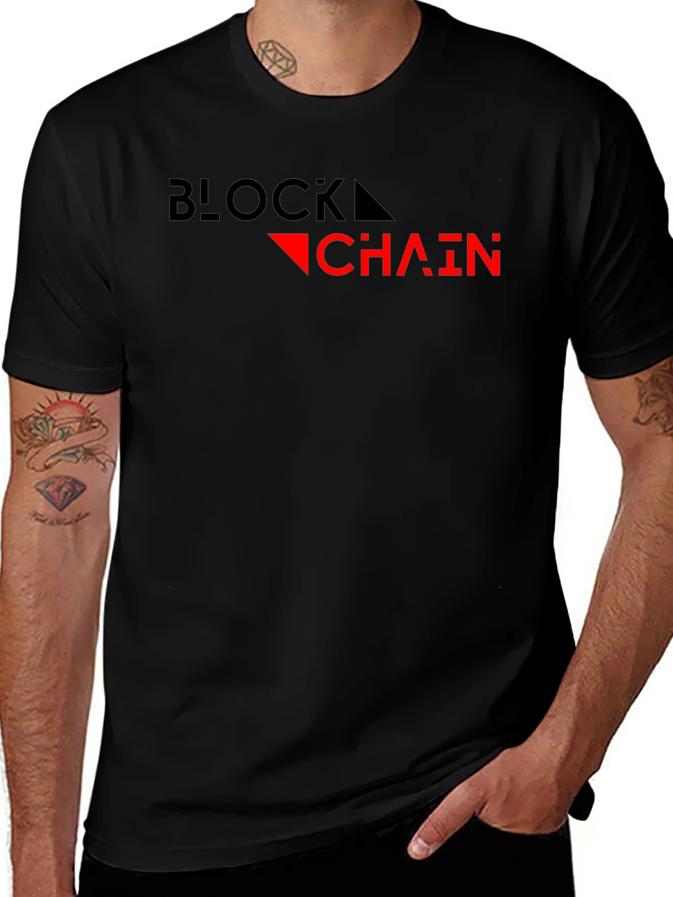 Blockchain Graphic Tee - Modern Crypto T-Shirt