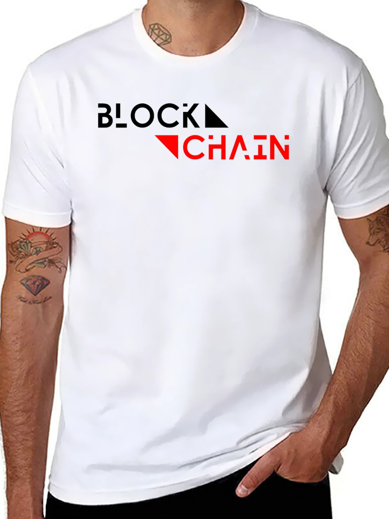 Blockchain Graphic Tee - Modern Crypto T-Shirt