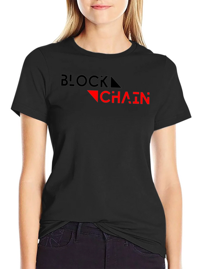 Blockchain Graphic Tee - Modern Crypto T-Shirt