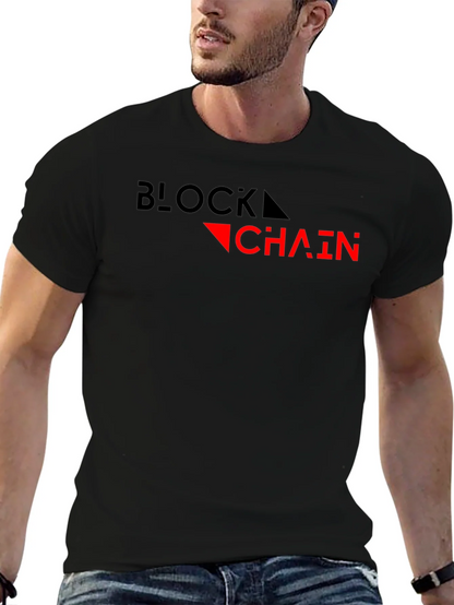 Blockchain Graphic Tee - Modern Crypto T-Shirt