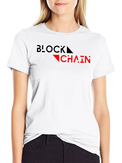 Blockchain Graphic Tee - Modern Crypto T-Shirt