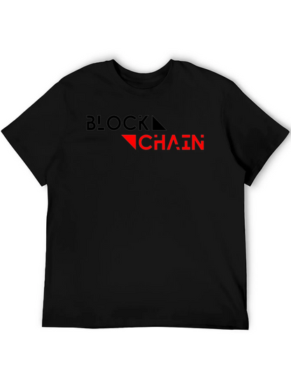 Blockchain Graphic Tee - Modern Crypto T-Shirt