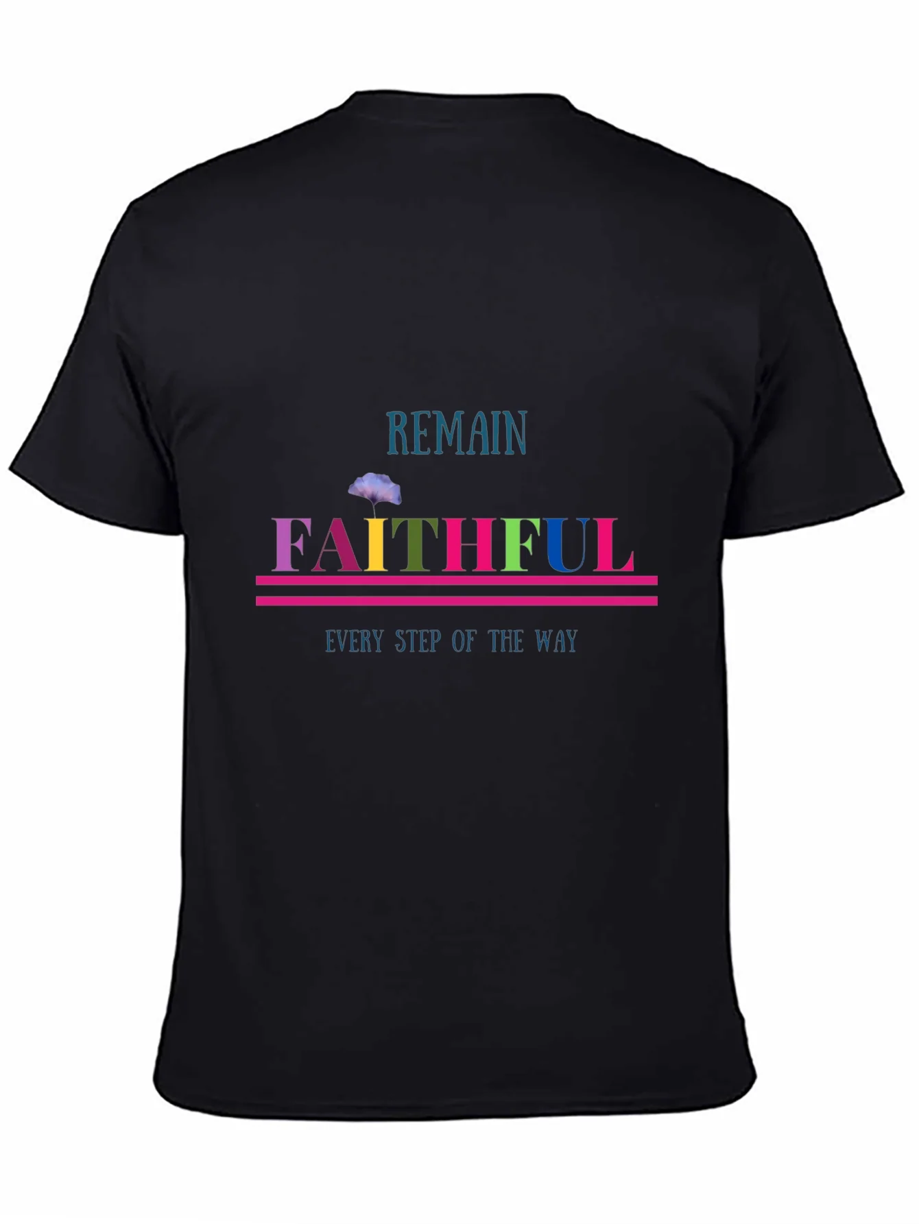 Remain Faithful Graphic Tee - Christian Apparel