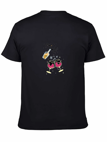 Celebration T-Shirt - Wine & Champagne