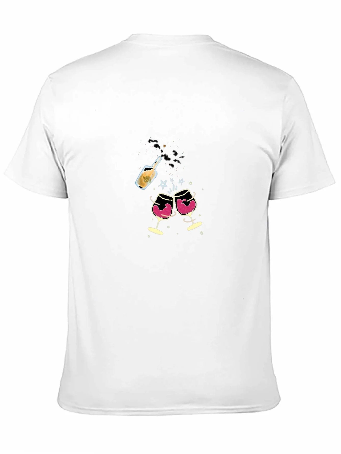 Celebration T-Shirt - Wine & Champagne
