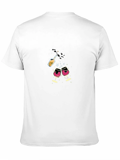 Celebration T-Shirt - Wine & Champagne