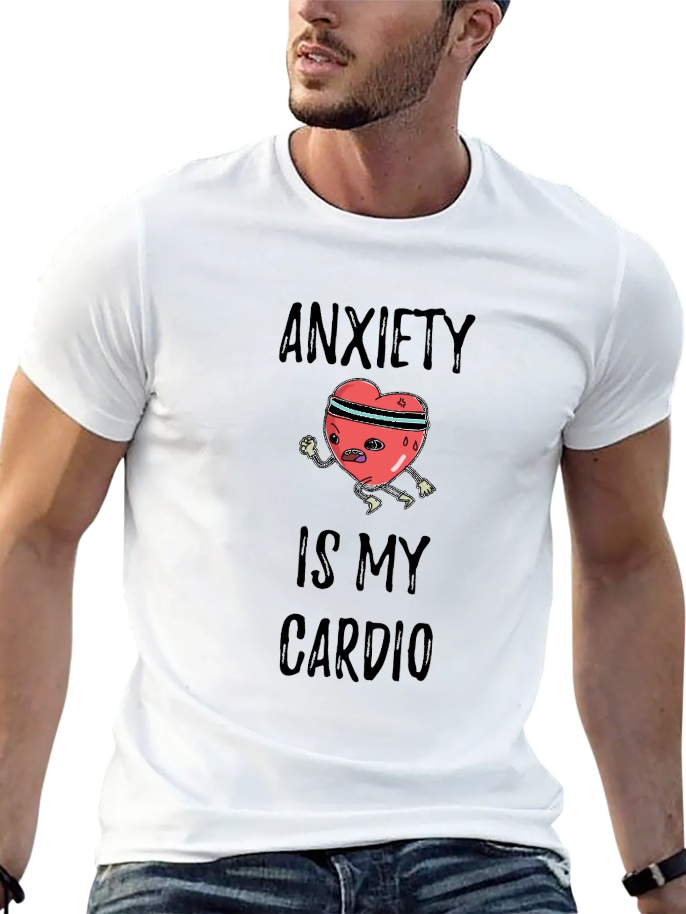 Anxiety is My Cardio Graphic Tee