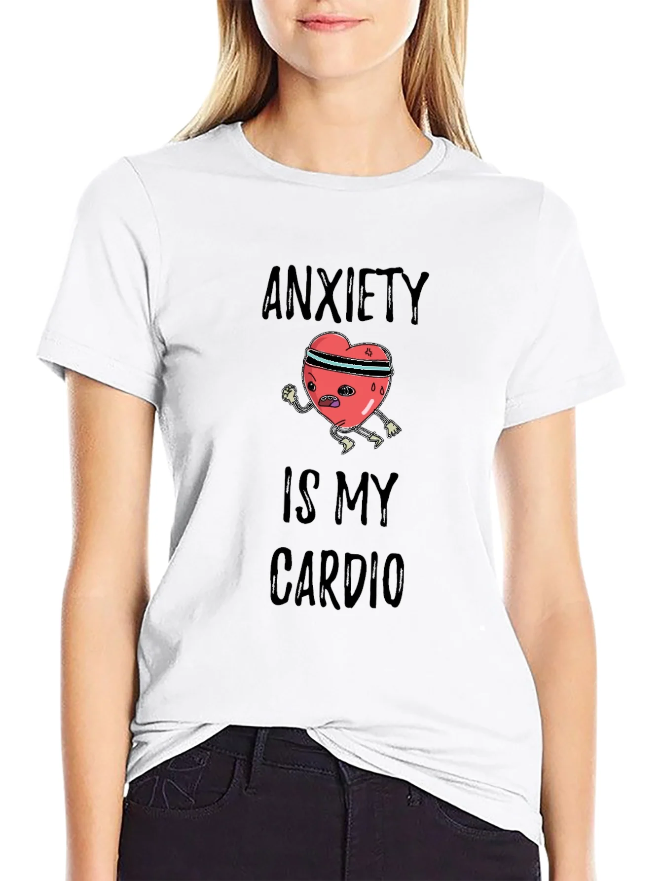 Anxiety is My Cardio Graphic Tee