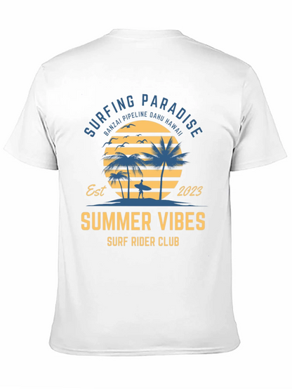 Summer Vibes Surf Rider Club T-Shirt