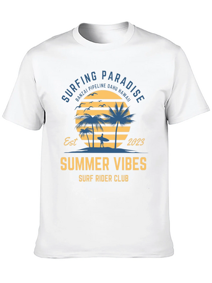 Summer Vibes Surf Rider Club T-Shirt