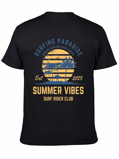 Summer Vibes Surf Rider Club T-Shirt