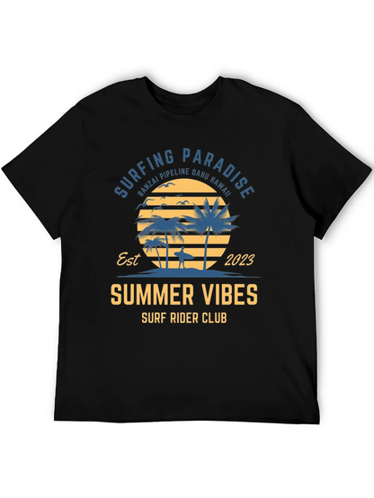 Summer Vibes Surf Rider Club T-Shirt