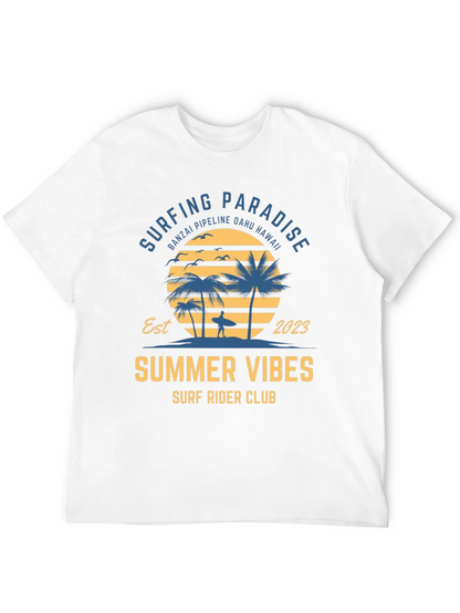Summer Vibes Surf Rider Club T-Shirt
