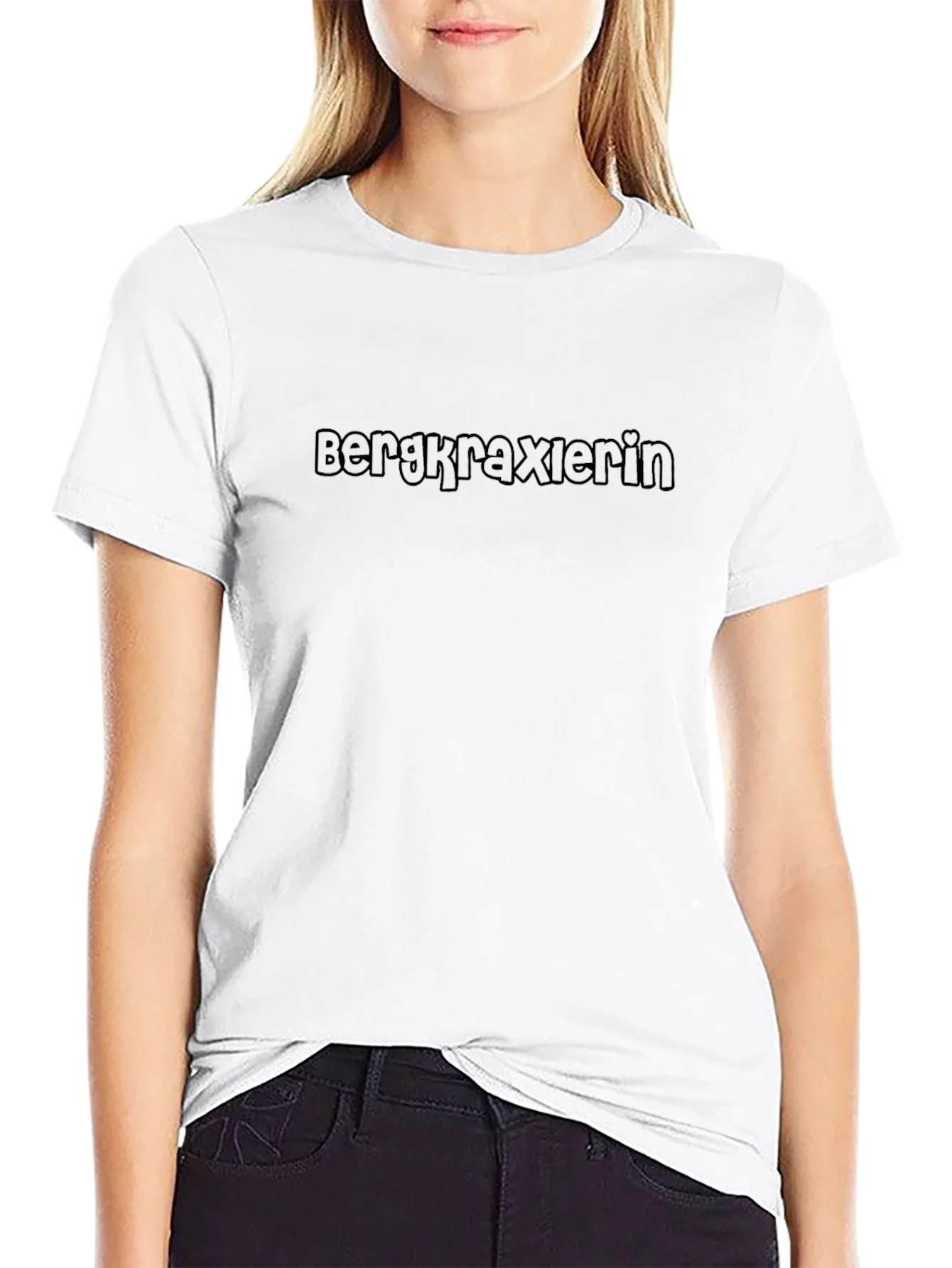 Bergkraxlaxierin Black T-Shirt