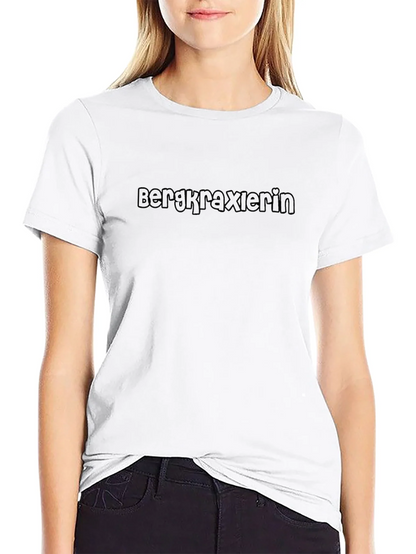 Bergkraxlaxierin Black T-Shirt
